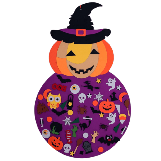 Montessori DIY Halloween Pumpkin Witch