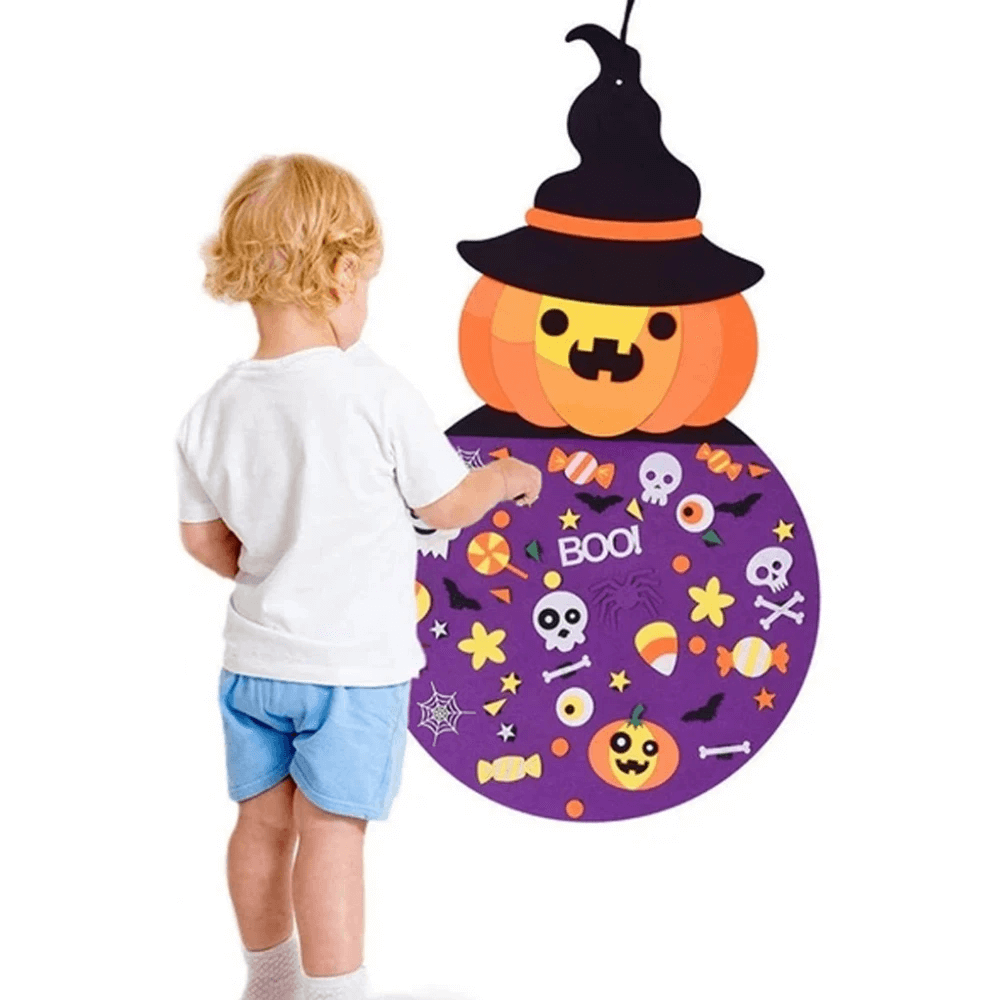 Montessori DIY Halloween Pumpkin Witch