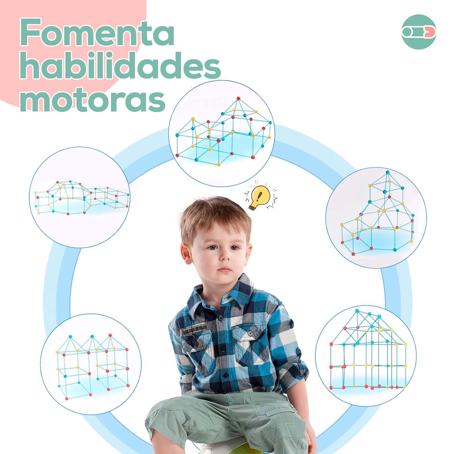 Kit de Construcción 3D STEM para Niños