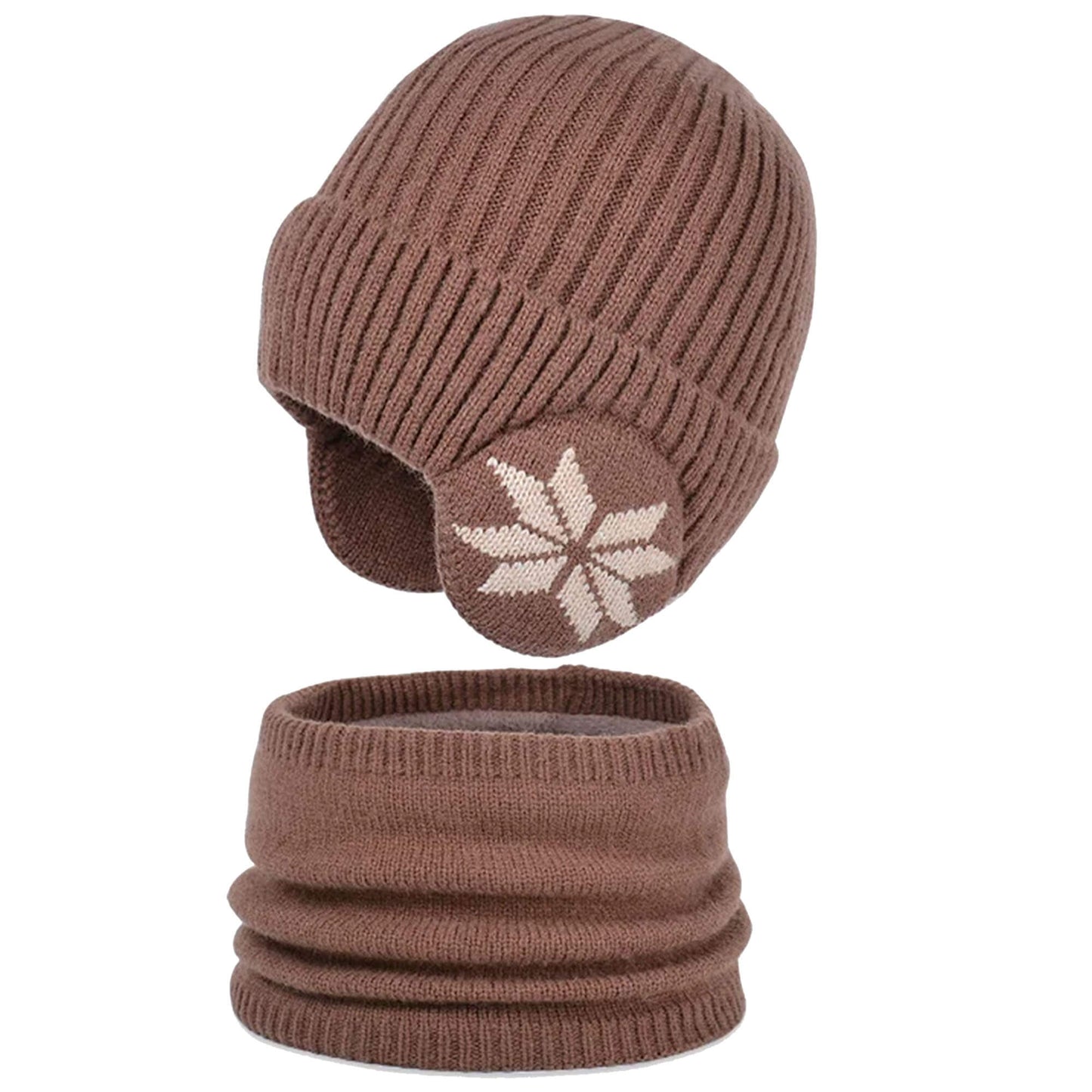 Conjunto de Gorro y Bufanda Polar