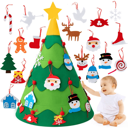 New Montessori 3D DIY Felt Christmas Tree