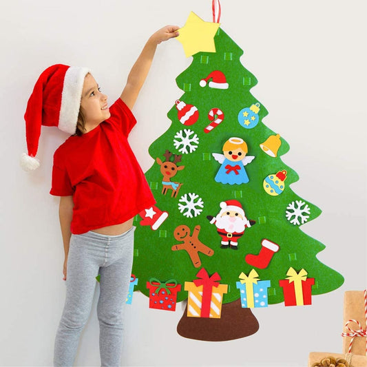 DIY Filz-Weihnachtsbaum für Kinder